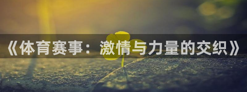 JJB竞技宝官方正版app官方:《体育赛事:激情与力量的交织